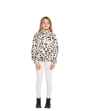 Volcom Girls Pheelin It Mock Neck Fleece Pullover