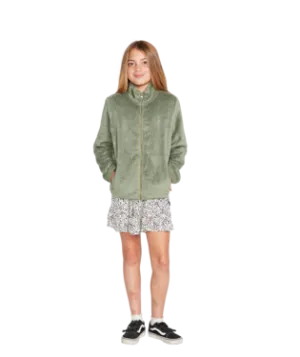 Volcom Girls Pheelin Phuzzy Zip Fleece