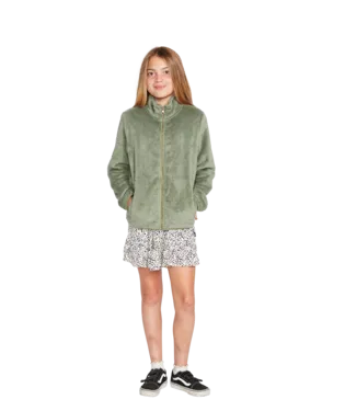 Volcom Girls Pheelin Phuzzy Zip Fleece
