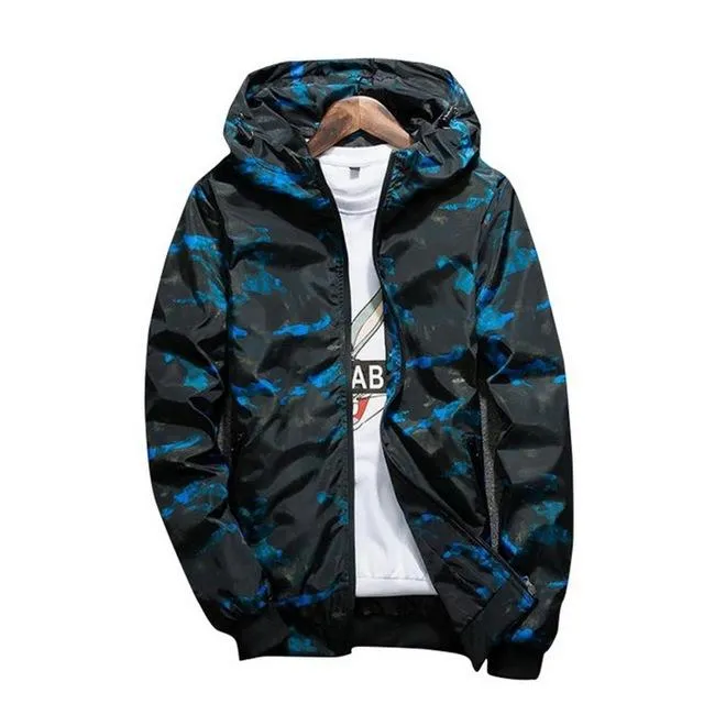 West Louis™ Moleton Masculino Men's Hooded Zipper Jacket