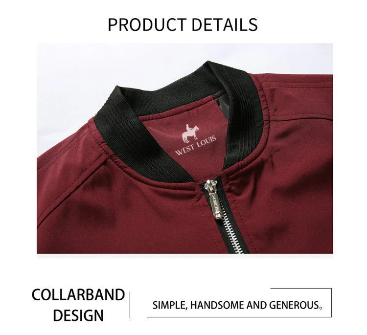 West Louis™ Wild Trend Bomber Windbreaker Jacket
