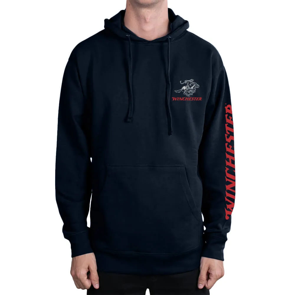 Winchester Pro -  Grunge Two Tone Flag - Fleece Pullover Hoodie