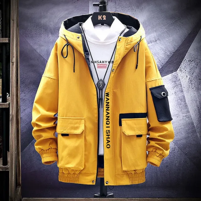 Windbreak Plus Velvet Thick Warm Windproof Hooded Jacket for Men