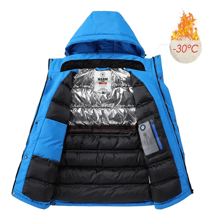 WinterShield Waterproof Fleece Parka for Men
