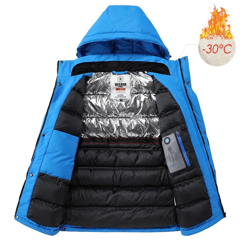WinterShield Waterproof Fleece Parka for Men