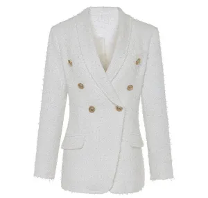 Women's coats & jackets White Long Sleeves Blazer Jackets