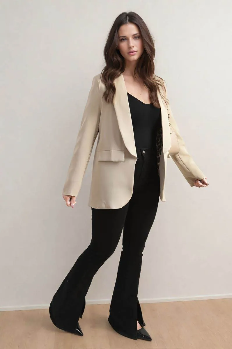 Womens Leopard Print Blazer Jacket