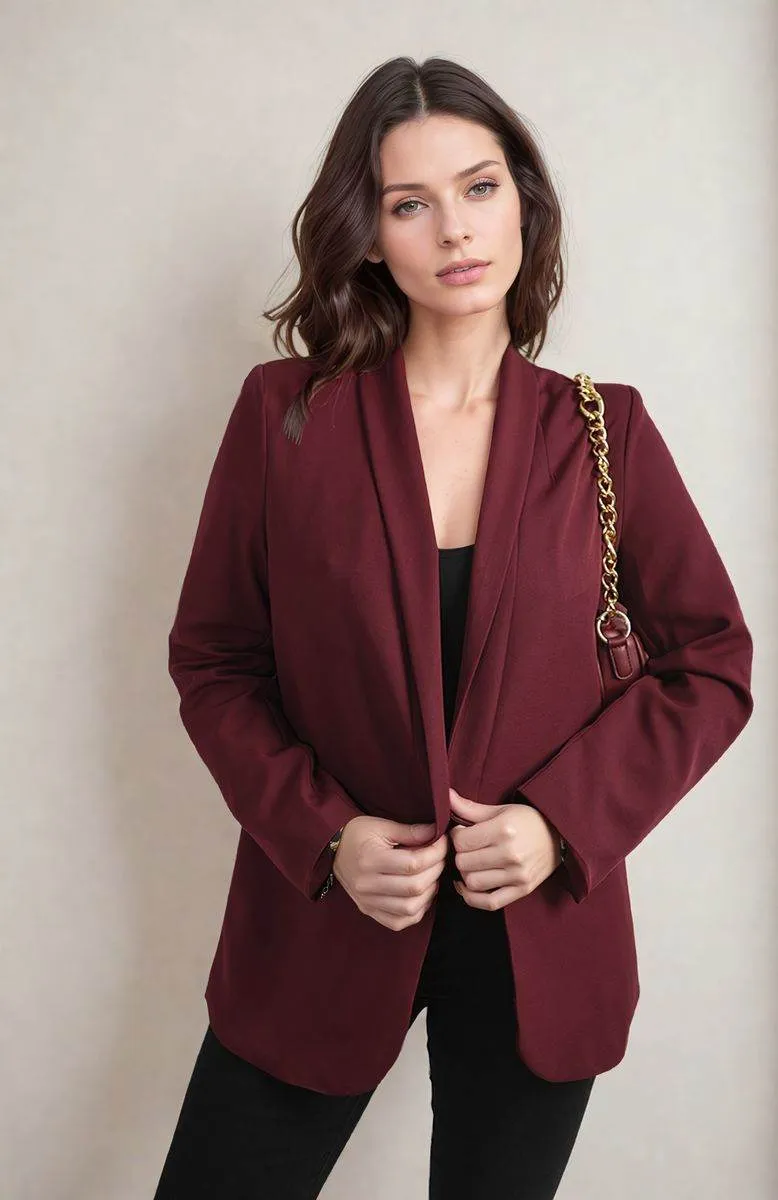 Womens Leopard Print Blazer Jacket