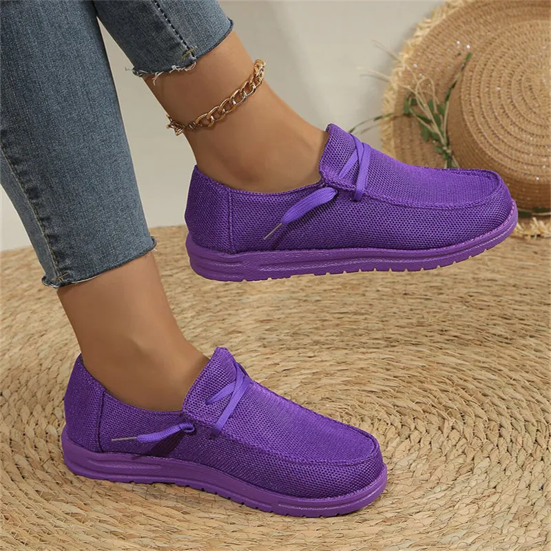 Women's Summer Breathable Flats Cloth Loafers