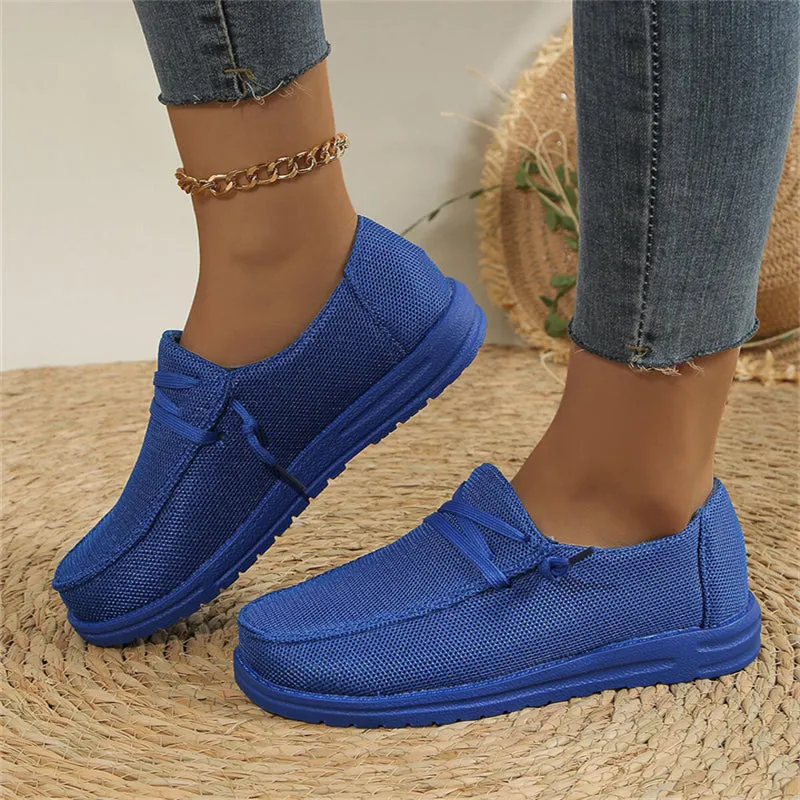 Women's Summer Breathable Flats Cloth Loafers