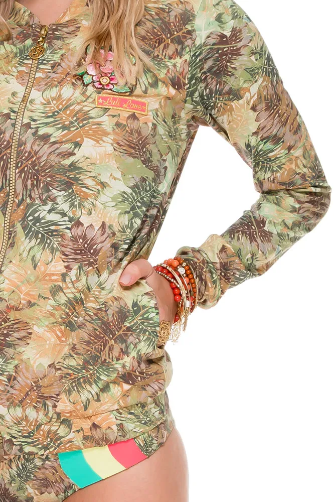 WORLD ON FIRE - Bomber Jacket & Tri Color Full Bottom • Multicolor