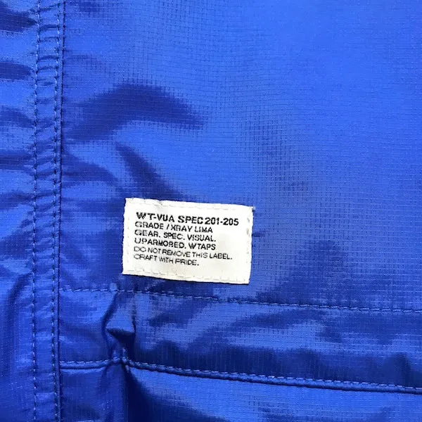 [XL] WTaps Ripstop Nylon Sherpa Mountain Parka Jacket Blue