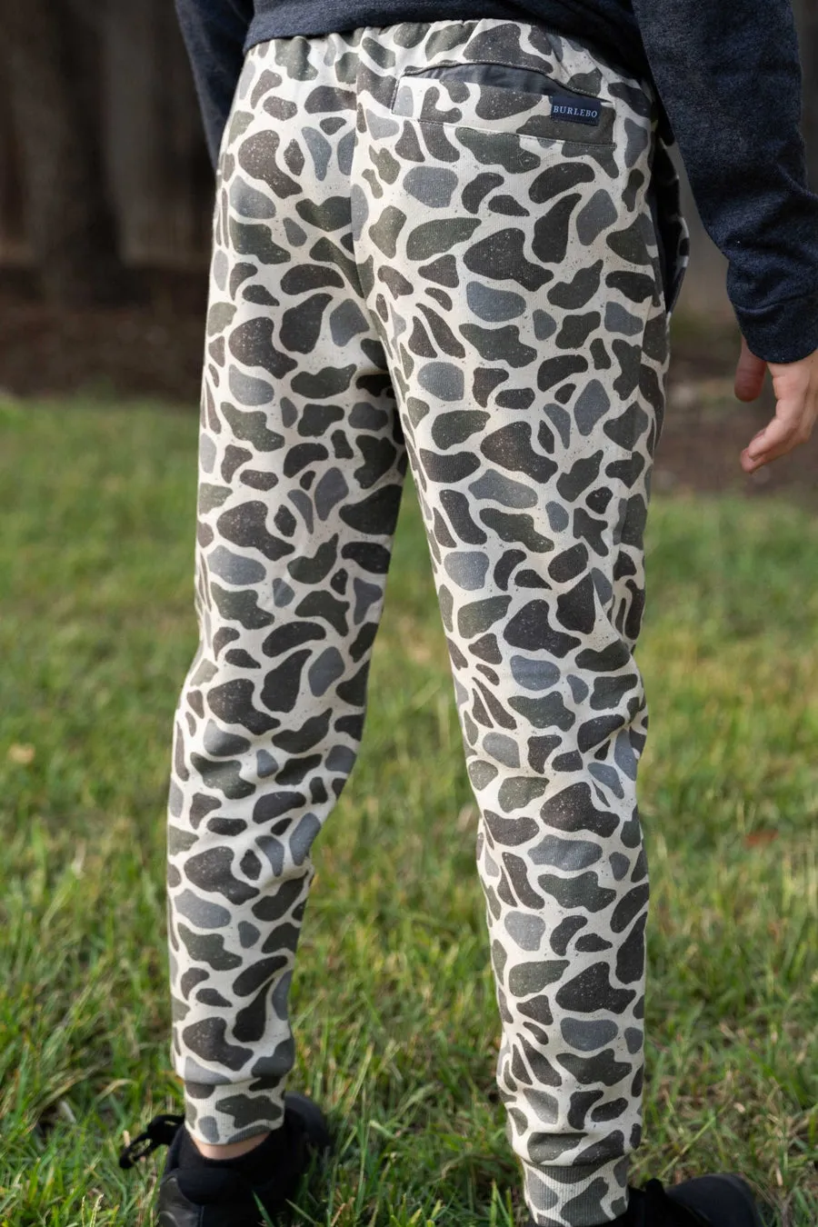 Youth Fleece Jogger - Classic Deer Camo