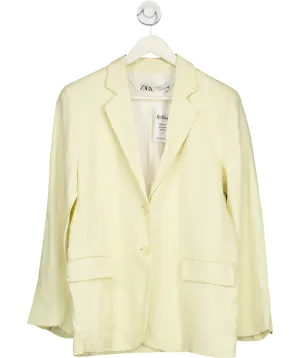 ZARA Yellow Oversized Blazer UK S