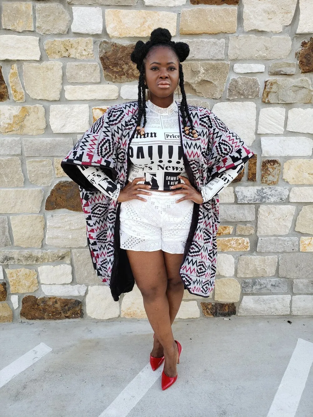 Zulu Fleece Shawl